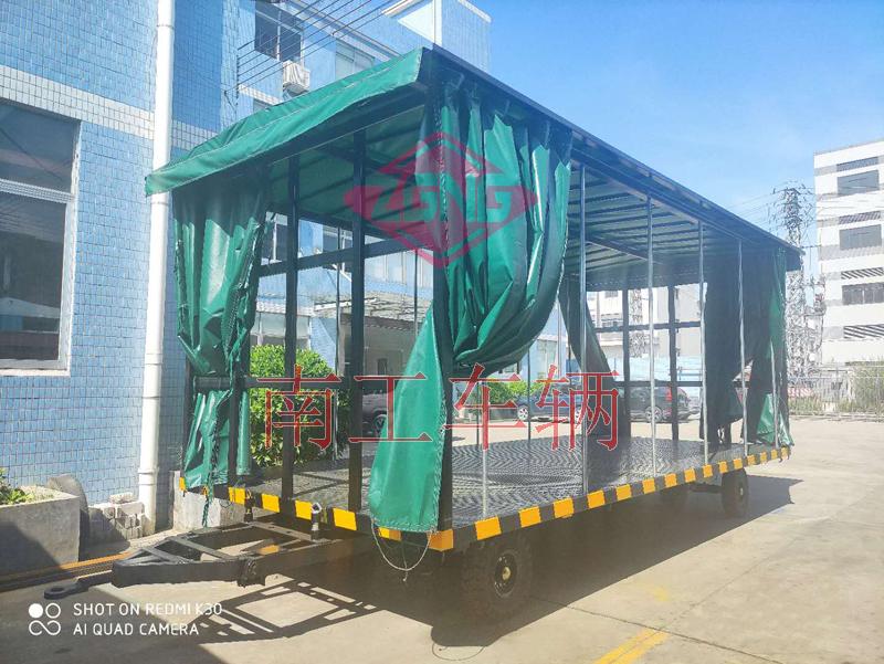 15吨雨篷双牵引乐动(中国)篷式工具周转拖车